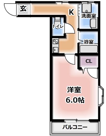 古川橋駅 徒歩10分 2階の物件間取画像